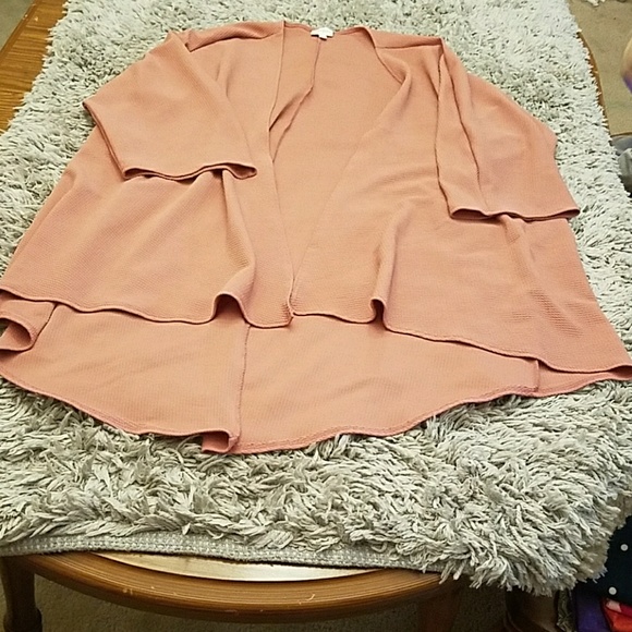 LuLaRoe Jackets & Blazers - Lularoe Lindsey Jacket L Mauve